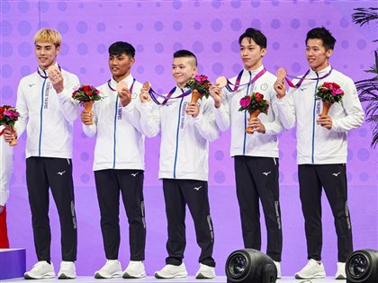 台灣體操男團亞運摘銅 林育信：團隊完美合作
