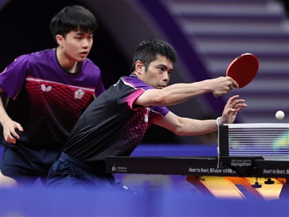 莊智淵林昀儒逆轉中國組合 亞運桌球男雙晉4強保底銅牌