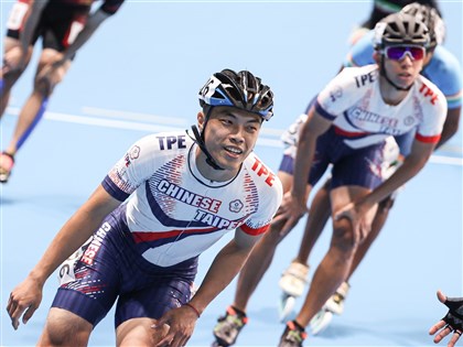 亞運競速溜冰男子1000公尺爭先賽 趙祖政摘銅黃玉霖被判失格