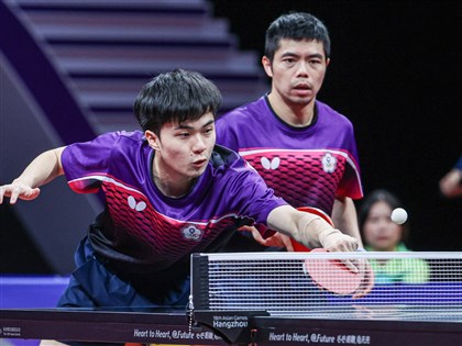 林昀儒莊智淵不敵韓國世界第1組合 亞運桌球男雙摘銅