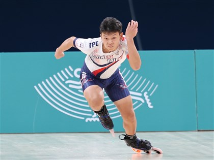 王宥鈞挺過國手選拔失利 亞運滑輪速度過樁摘金