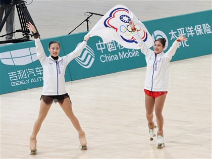 洪筱晴張緻如亞運滑輪花式溜冰金包銅 台灣累計18金隊史次佳