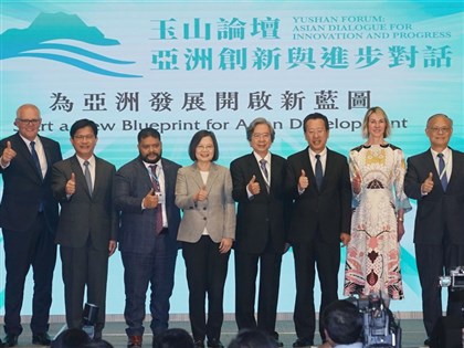 蔡總統：台灣屹立不搖是全世界安全最有力保障