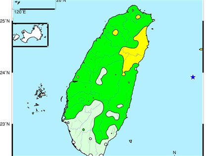 花蓮遠海地震規模6.2 氣象署：5天內防規模5.5至6餘震