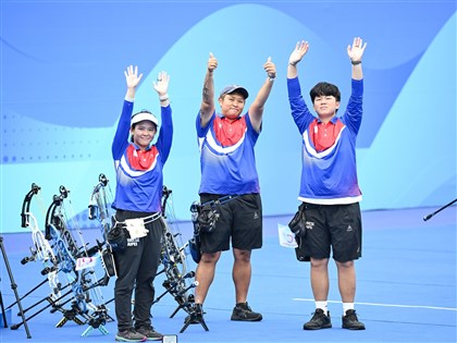 射箭亞錦賽 台灣複合弓女團射退韓國晉金牌戰