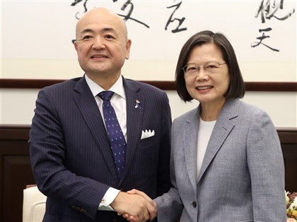 片山和之中文致詞稱駐台是命運安排 盼感受美麗寶島深化台日友誼