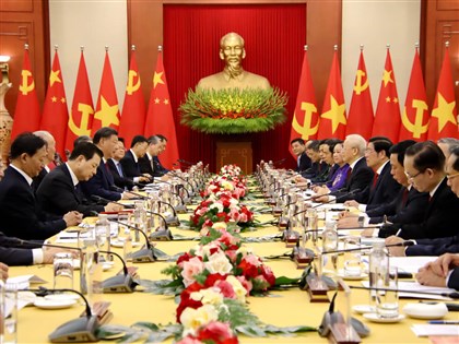 越共總書記阮富仲見習近平 稱兩國兩黨關係邁向新台階