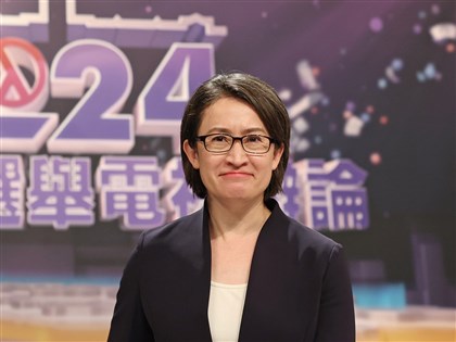 蕭美琴抱病沙啞上陣 打政績牌捍衛兩岸主張