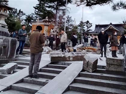 日本石川規模7.6強震台灣旅客全員平安 至少影響17團