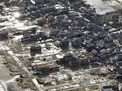 日本石川餘震479次 海嘯淹水面積達21座東京巨蛋