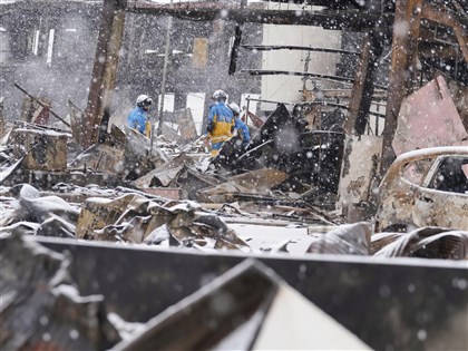 日本石川地震增至126死222失聯 嚴寒下雪衝擊災區