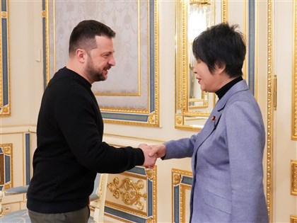 日本外相突訪基輔 宣布撥11.5億供無人機偵測系統