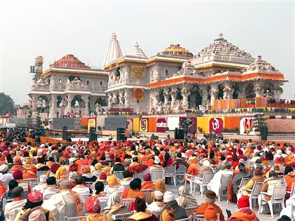 印度爭議神廟今開光 穆斯林憂新一波宗教衝突
