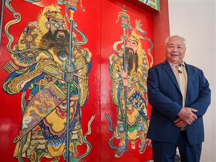 史博館門神有故事 畫師莊武男62年後再提筆