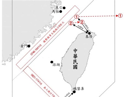 空飄氣球傳於共艦施放 國防部澄清無此事