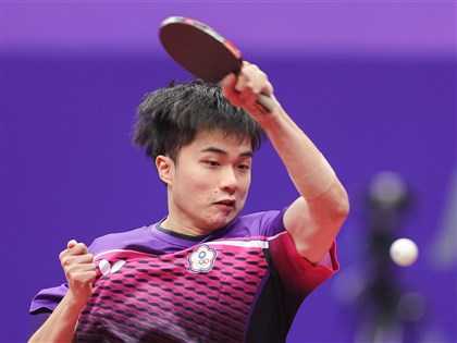 林昀儒力扛2點擊敗瑞典 台灣桌球男團獲巴黎奧運門票