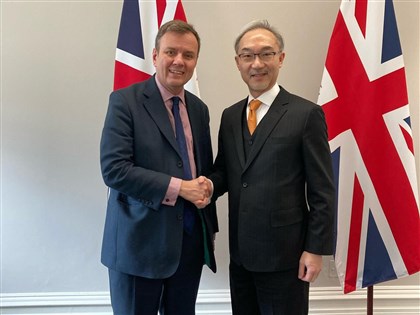 英國商貿副大臣會晤姚金祥 討論台英經貿科技合作