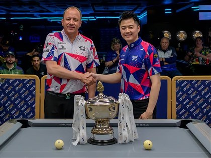 柯秉逸不敵前世界冠軍 撞球超級聯賽亞軍作收