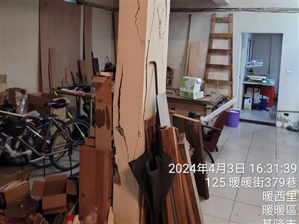 花蓮強震釀基隆暖暖公寓梁柱龜裂  急疏散3戶5人