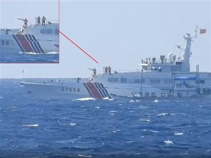 馬尼拉控中國海警假裝要噴高壓水柱 騷擾菲律賓漁民