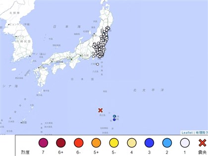 日本小笠原群島地震規模6.9 無海嘯威脅