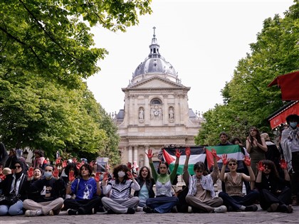 美校園挺巴勒斯坦千人被捕 法國加拿大學生響應