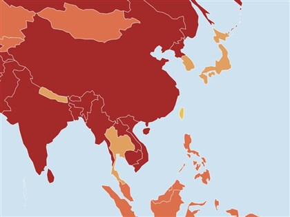 世界新聞自由指數排名 台灣升至27名中國倒數第9