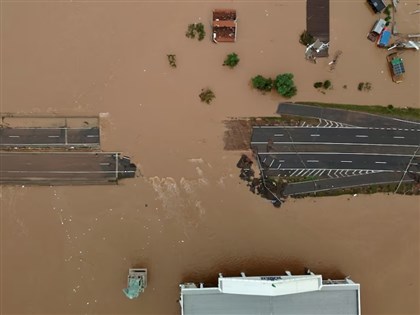 巴西南大河州暴雨成災 31城鎮48小時雨量超過5月整月平均