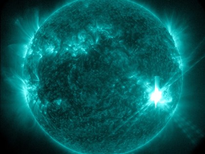 太陽閃焰強烈磁暴比預期強 11日上午達劇烈等級