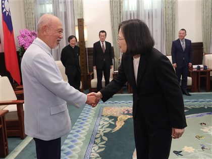 蔡總統接見日本財團會長笹川陽平 盼協助加入CPTPP