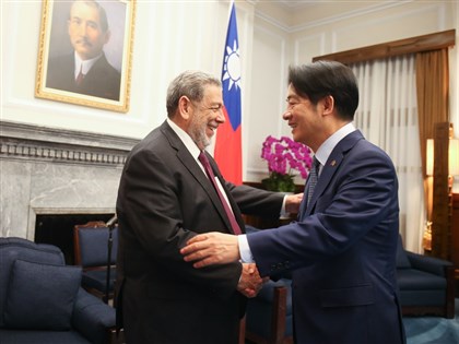 專訪／聖文森總理稱賴總統「我兄弟威廉」 強調決不背棄台灣