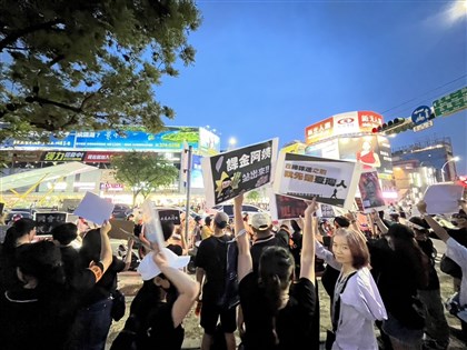 國會職權修法 多地串聯抗議高舉「沒有討論不是民主」【圖輯】