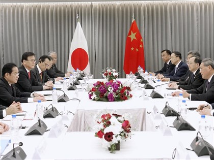 中日領導人峰會 李強提台灣稱是一條紅線