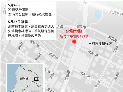 新竹市晴空匯火警 殉職消防員曾發出求救訊號