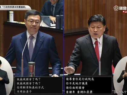 傅崐萁拍桌要求謙卑 卓榮泰：我藐視國會了嗎