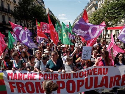 法國會改選極右翼氣勢高漲 萬人示威捍衛女權