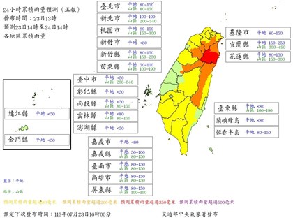 颱風凱米風雨預測 澎湖綠島蘭嶼風力達停班課門檻