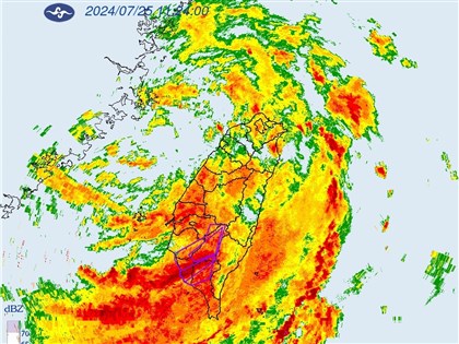 颱風凱米帶旺盛西南風水氣 南高屏多處時雨量破百毫米