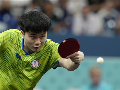 巴黎奧運桌球單打 林昀儒鄭怡靜雙雙晉8強