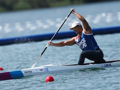 賴冠傑奧運輕艇競速1000公尺單人C艇 預賽第4另爭晉級機會