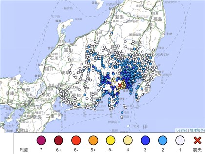 日本神奈川縣規模5.3地震 氣象廳：與南海海槽無關