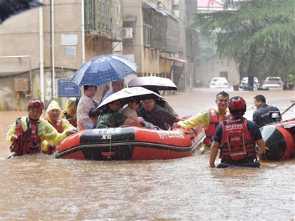 中國7月暴雨成災 失蹤死亡315人災損3050億