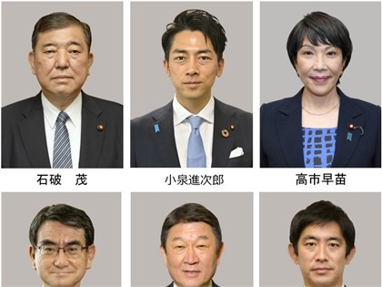 自民黨總裁選舉 小泉進次郎民調居冠、石破茂次之