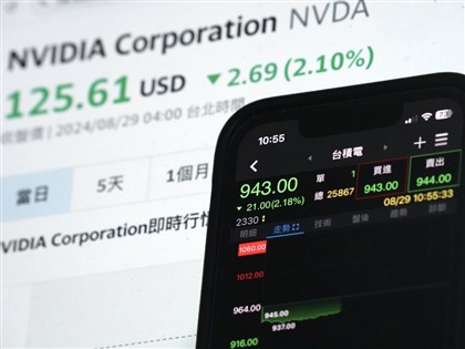 輝達營收展望遜於樂觀預期AI族群回檔 台積電鴻海早盤跌逾2%