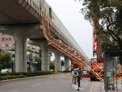 中捷吊臂事故1死15傷 2工人遭起訴興富發等4公司不起訴