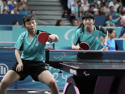 田曉雯林姿妤晉桌球女雙金牌戰 拚巴黎帕運台灣隊首金