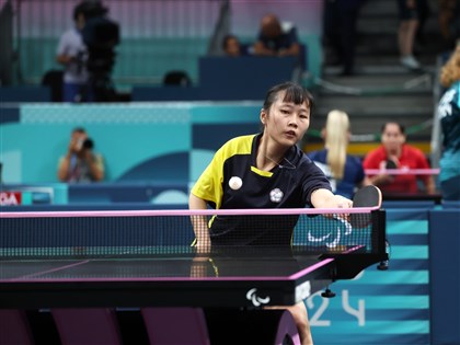 田曉雯拚桌球女單帕運獎牌 8強對決澳洲巴黎奧運國手