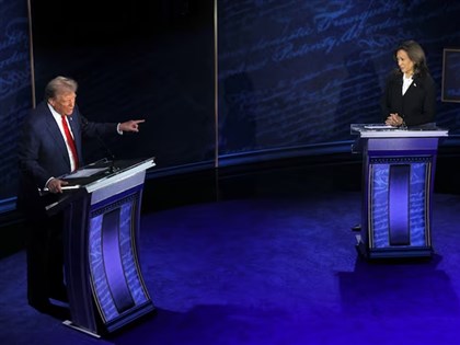 美總統大選辯後民調：川普辯論表現不佳 賀錦麗領先幅度增加