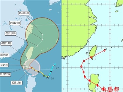 颱風山陀兒路徑似2004年南瑪都 氣象署：這次強度更強