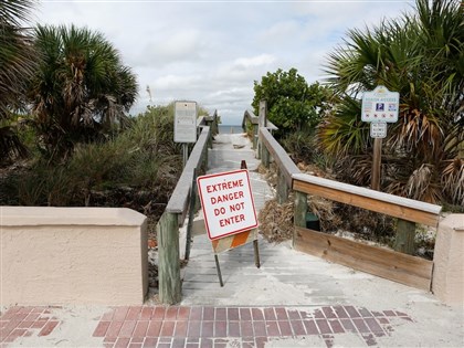 颶風密爾頓增至最高等級襲美 估登陸佛州有2.4公尺以上暴潮